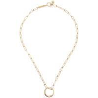 Gold Ring Necklace 231600F023010