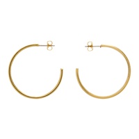 Gold & White Casablanca Earrings 231600F022003