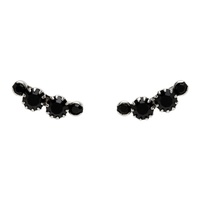 Silver & Black A Wild Shore Earrings 221600F022017