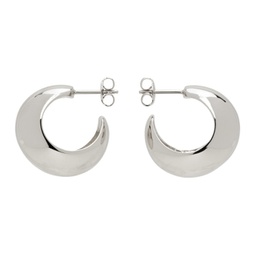 Silver Small Crescent Earrings 232600F022016