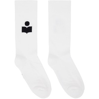 White Sporty Socks 231600F076003
