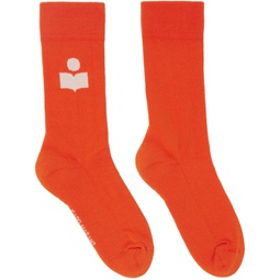 Orange Siloki Socks 231600F076002