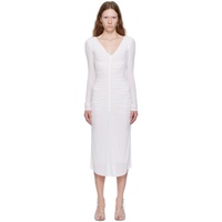 White Laly Midi Dress 232600F054006