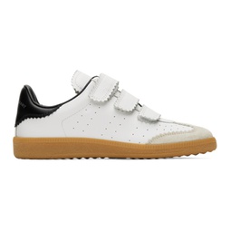 White Leather Bethy Sneakers 221600F128008