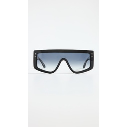 The Maxi Temple Shield Sunglasses