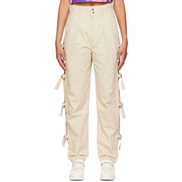 Beige Keowina Trousers 222599F087001