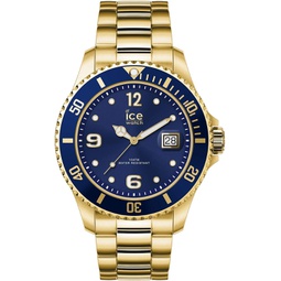 Ice-Watch - ICE Steel Gold Blue - Wristwatch with Metal Strap