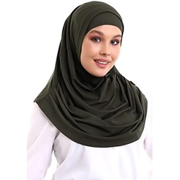 ihvan online, Hijab Scarves for Women, Ready to Wear, Lightweight and Comfortable Headscarf, Instant Turban, Jersey, Presewn