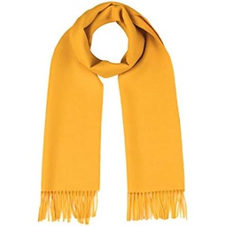 Luxury 100% Pure Baby Alpaca Wool Scarf for Men & Women - A Great Gift Idea in Many Colors (Turmeric)