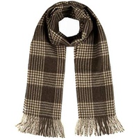 Hashtag Plaid Scarf 100% Pure Baby Alpaca Wool - Unequaled Luxury & Warmth for Men & Women