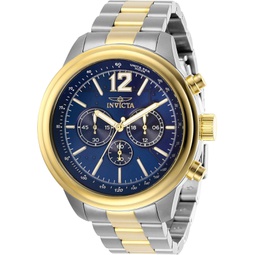 Invicta Mens Aviator Quartz Watch, Two Tone, 28897