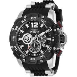 Invicta Mens Pro Diver Stainless Steel Quartz Watch with Polyurethane Strap, Black, 26 (Model: 26403)