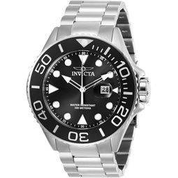 Invicta Mens Pro Diver Stainless Steel Quartz Diving Watch with Stainless-Steel Strap, Silver, 24 (Model: 28768, 28767, 28766)
