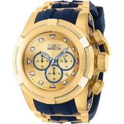 Invicta Mens Bolt 37196 Gold Dial Quartz Chronograph Watch (One Size, Blue, Gold)