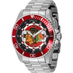 Invicta NHL Chicago Blackhawks Quartz Red Dial Mens Watch 42234