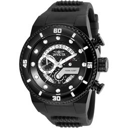 Invicta Mens 24228 S1 Rally Analog Display Quartz Black Watch