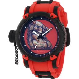 Invicta Mens 11151 Russian Diver Lace Twin Red Artist Series Dial Red Polyurethane Watch
