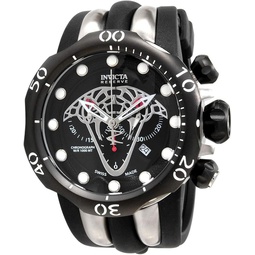Invicta Mens Reserve Venom Viper Swiss Made Chronograph Polyurethane Strap Watch 0973