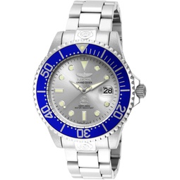 Invicta Mens 15843 Pro Diver Analog Display Japanese Automatic Silver Watch