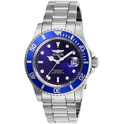 Invicta Mens Pro Diver Quartz Watch with Stainless Steel Strap