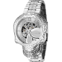 Invicta Mens Artist 50.5mm Stainless Steel Automatic Watch, Silver (Model: 42303)