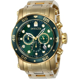 Invicta Pro Diver Mens Watch - 48mm. Gold with Interchangeable Strap (23653)