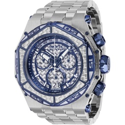 Invicta Mens 38927 Carbon Hawk Quartz Chronograph Khaki, Blue Dial Watch