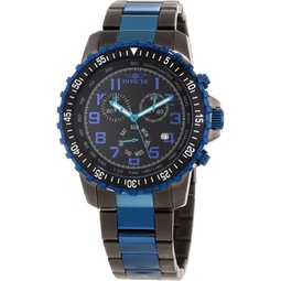 Invicta Mens 11371 Specialty Pilot Design Chronograph Black Dial Watch