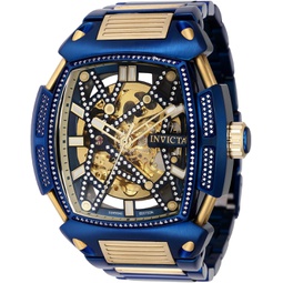 Invicta Mens S1 Rally 53mm Stainless Steel Automatic Watch, Blue (Model: 37791)