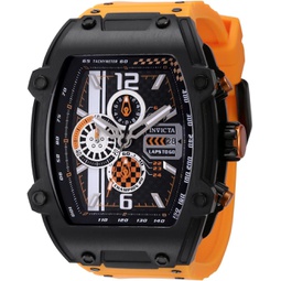 Invicta Mens S1 Rally 48mm Silicone Quartz Watch, Orange (Model: 44136)