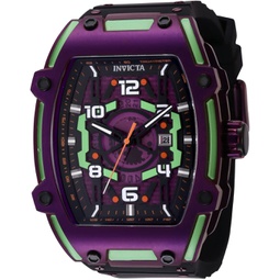 Invicta Mens S1 Rally 48mm Silicone Quartz Watch, Black (Model: 44143)