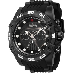 Invicta Mens Star Wars 52mm Silicone, Stainless Steel Quartz Watch, Black (Model: 40081)