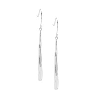Classico Squiggle Stick Silver Earrings
