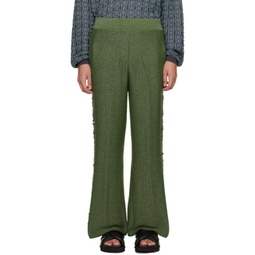 Green Tips Trousers 241541M191010