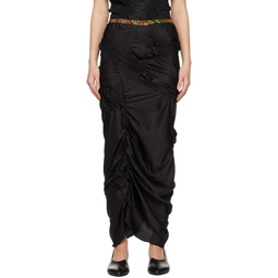 Black Markiza Midi Skirt 241023F092001