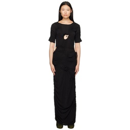 Black Markiza Maxi Dress 232023F055003