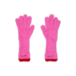 Pink Le Papier Les Gants Neve Gloves 222553F012000