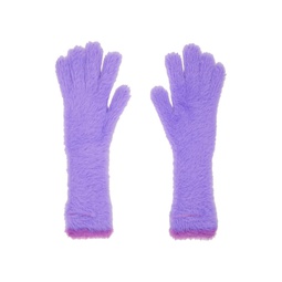 Purple Le Papier Les Gants Neve Gloves 222553F012001