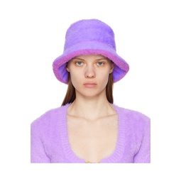 Purple Le Papier Le Bob Neve Bucket Hat 222553F015006