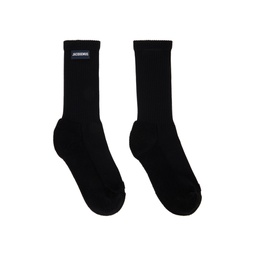 Black Les Classiques Les chaussettes a lenvers Socks 241553M220015