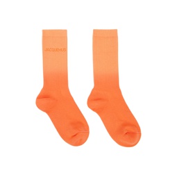 Orange Les Chaussettes Moisson Socks 231553M220018