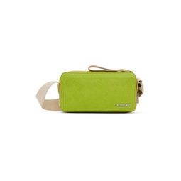 Green Le Raphia Le Cuerda Horizontal Bag 231553M170008