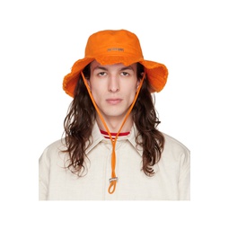 Orange Le Bob Artichaut Bucket Hat 231553M140004