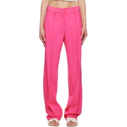 Pink Le Papier Le Pantalon Camargue Trousers 222553F087007