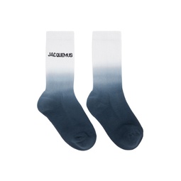 Navy Le Papier Les Chaussettes Moisson Socks 232553F076010