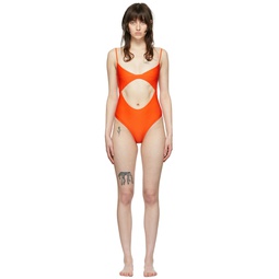 Orange Le Maillot Aranja One Piece Swimsuit 221553F103002