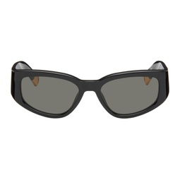 Black Les Lunettes Gala Sunglasses 241553F005008
