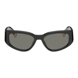Black Les Lunettes Gala Sunglasses 241553M134003