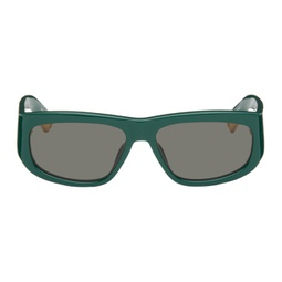 Green Les Lunettes Pilota Sunglasses 241553M134004