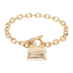 Gold Le Raphia Le Bracelet Chiquito Barre Bracelet 241553F020004